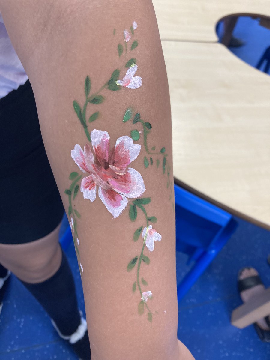 Holiday Club! We had a lot of fun at our water fight yesterday and today we enjoyed face (and arm) painting. One week left and loads of fab activities planned. 🤩<a href="/HucknallFHA/">Hucknall Flying High Academy</a>