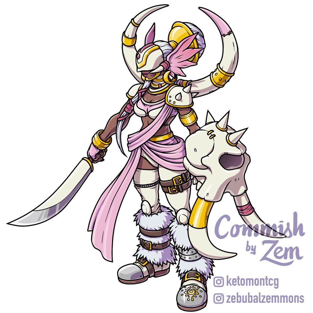 Zemechiel_Mons's tweet photo. Commission for instagram, of a stuffed elephant turning into a female powerhouse Ganesha. love how out there #digimon can get.
I have to say drawing those hands and feet made me quite happy beyond the design.
#デジモン https://t.co/vtpWHbHQAV