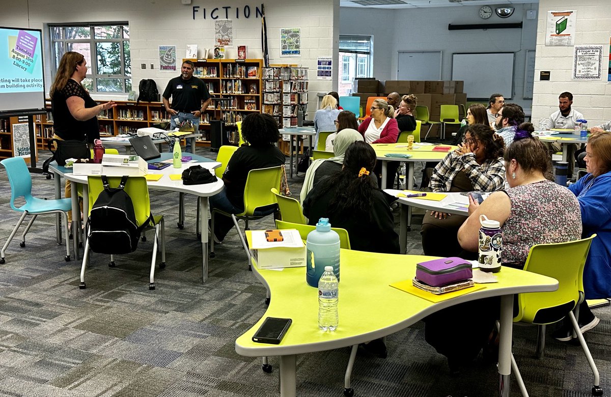 Poe Middle School (@poemiddleschool) on Twitter photo High five to Ms Wolling and Mr Perella for facilitating our New to the Nest Teacher Induction Program! Welcome to the nest!!! 🖤💛🎉<a href="/fcpsnews/">Fairfax Schools 🌟</a>@ <a href="/FCPS_TitleI/">FCPS Title I</a> High five to Ms Wolling and Mr Perella for facilitating our New to the Nest Teacher Induction Program! Welcome to the nest!!! 🖤💛🎉<a href="/fcpsnews/">Fairfax Schools 🌟</a>@ <a href="/FCPS_TitleI/">FCPS Title I</a>