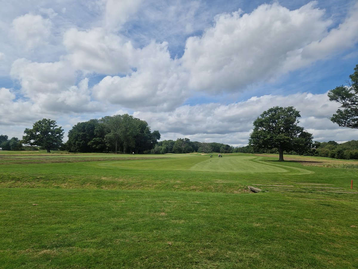 Really happy with the course at the moment. Double fairway looking good in the second season. #golf #greenkeeper #getgolfing