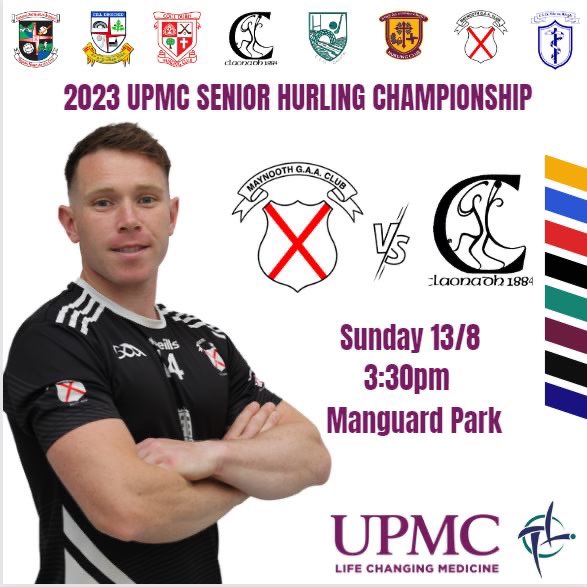 Best of luck to our Senior hurlers who continue their championship campaign against Clane this Sunday at 3:30pm in Manguard Park

All support would be greatly appreciated⚫️⚪️