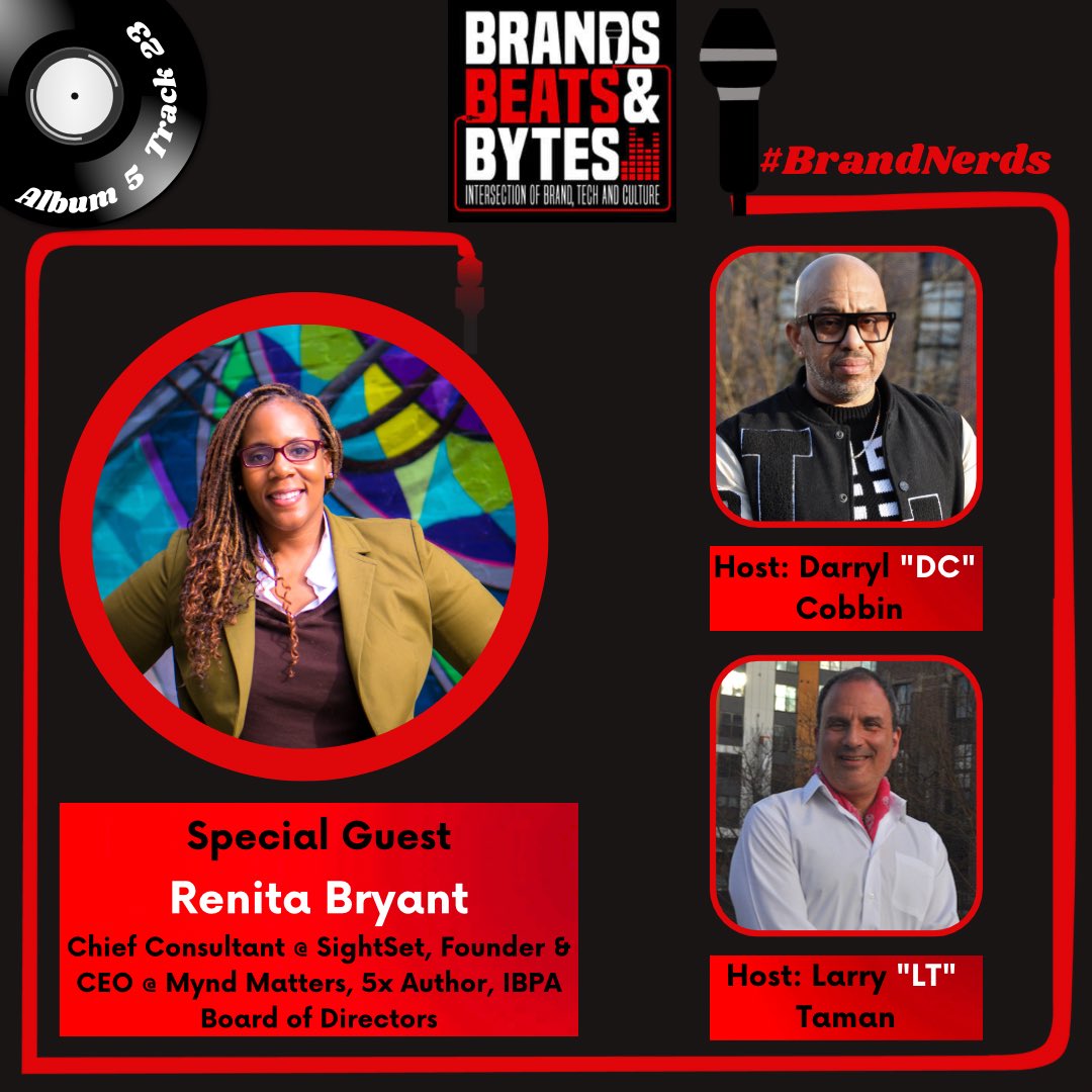 brandbeatbyte's tweet photo. In honor of Renita Bryant’s mother we dedicate this episode to Vanessa Yvette Bryant. Click the link below to access the full podcast. Please share &amp; subscribe. #podcast #brandnerds #businessleader

https://t.co/3WyAPoutl7 https://t.co/zReXi0txK7