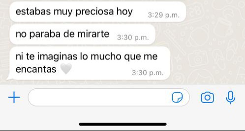 el mensaje q esperamos todas después de salir