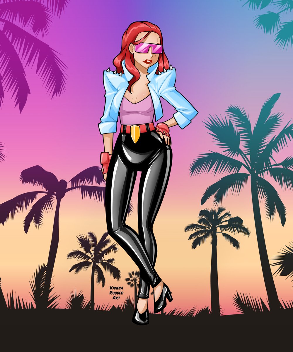 StroSab's tweet photo. Katarina Miami vice #digitalart #leagueoflegends #katarinalol #commissionart https://t.co/vc5Ev6C1X6