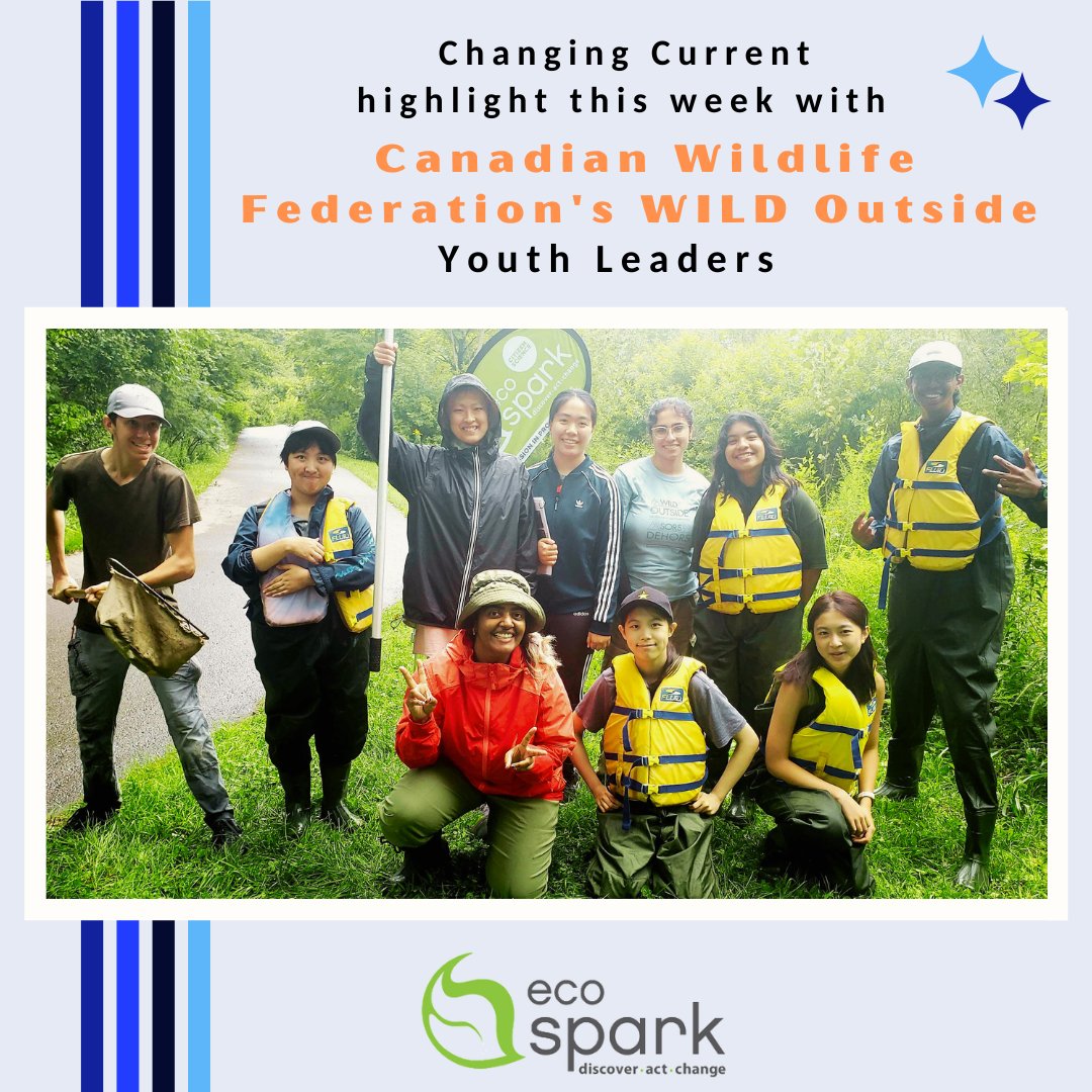 EcoSpark_Env's tweet photo. 💧Thank you to all Canadian Wildlife Federation's WILD Outside Youth Leaders who participated in Changing Current session this week.
@CWF_FCF
#OutdoorEducation, #ChangingCurrents, #bmi, #CitizenScience, #StreamStudy, #WildlifeConservation https://t.co/HVptfK0eav