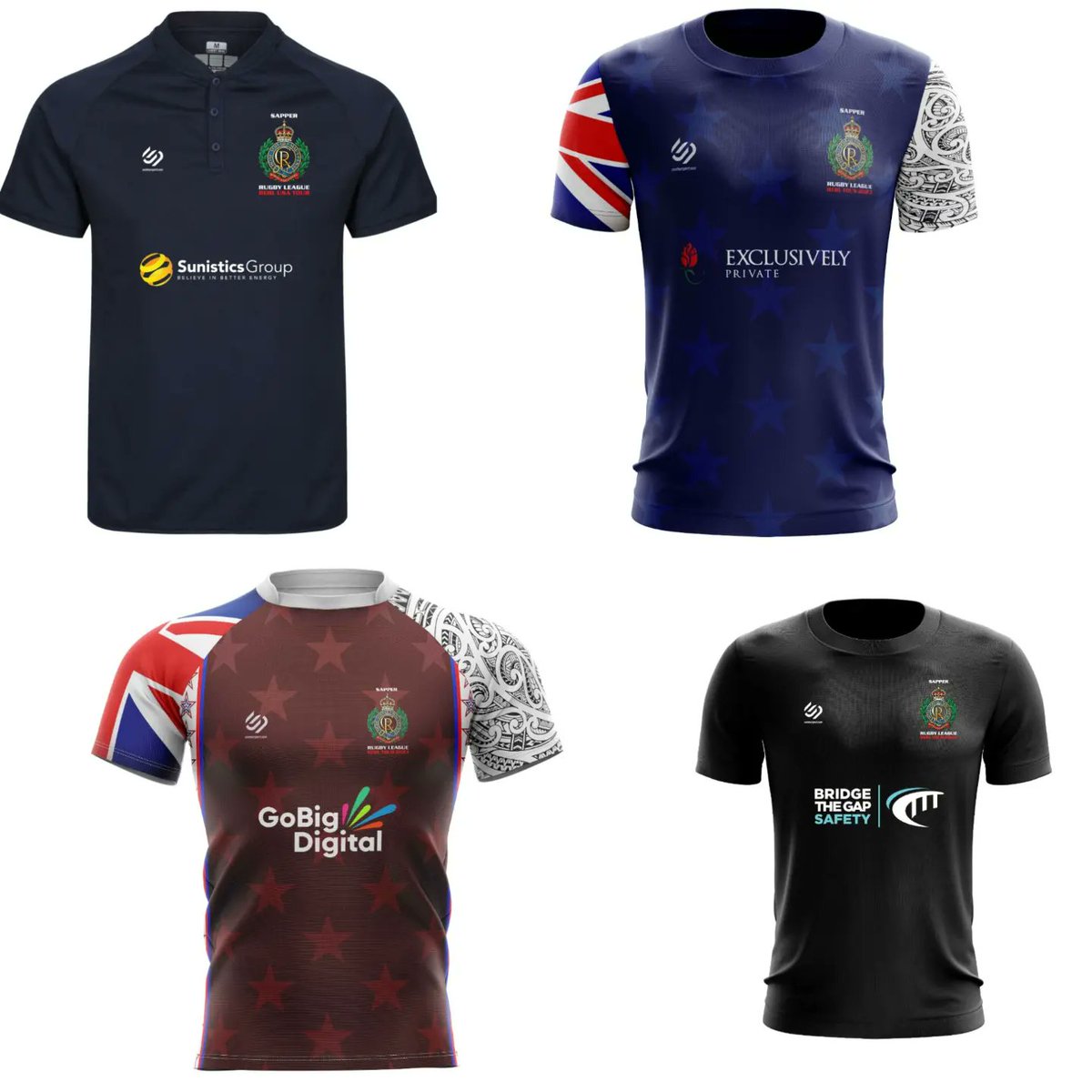 🙏🏻 Absolutely blown away that within ***48 HOURS*** of the post going out we secured 4 sponsors! I am truly humbled by the outpouring of generosity from the #Sapper Community not to mention the absolute graft of Contour Sport who have already started the production process 😱
