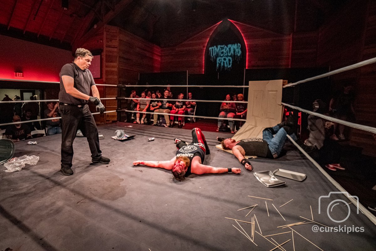 CurskiPics's tweet photo. Things got a little wild at @timebombpro last night
#timebombpro #fargo #northdakota #sanctuaryeventscenter #wrestling #prowrestling #independentwrestling #streetfight #blood #fight #arikcannon #darincorbin #minnesotaphotographer #wwe #aew #impact #njpw #roh #pentax https://t.co/6GROtrxCXV