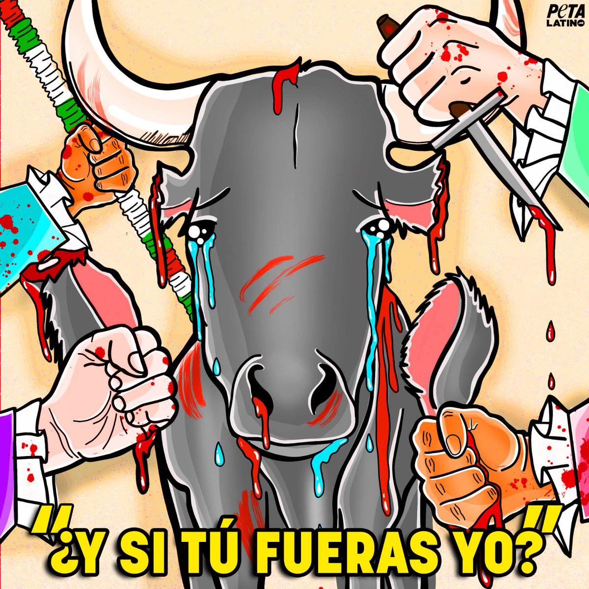 'Si había ido a los toros y si había estado a gusto ' dice Tamayo #L6CTamayazo . Impresentable en todos los sentidos. #TauromaquiaEsViolencia