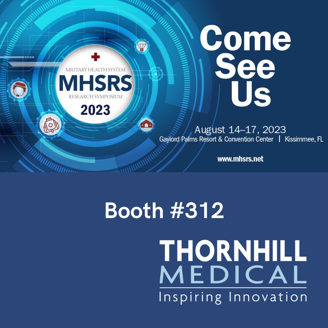 Heading to #MHSRS 2023? Meet us there at Booth 312, where you can explore our MOVES® SLC™ &amp; MADM™ tech up close and learn how they extend #lifesaving capabilities &amp; medical readiness during evacuation, forward surgical and prolonged #casualtycare. #militarymedicine #futureready