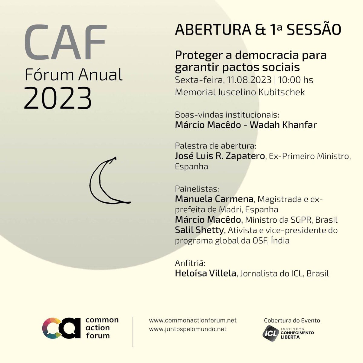 Debatimos sobre lo que necesita cambiar la democracia para ser de verdad gobierno de todos y un proceso de igualdad imparable. “Juntos pelo mundo”
Gracias a  Common Action Forum <a href="/CommonActionCAF/">common action forum</a>