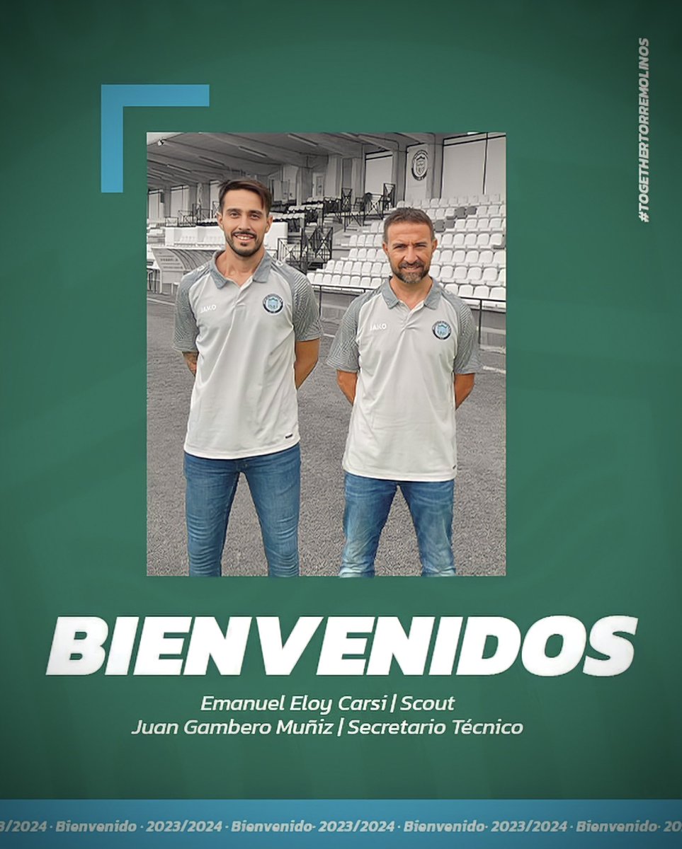 EECarsi's tweet photo. 𝐎𝐅𝐈𝐂𝐈𝐀𝐋 || ⚪️🟢 

▫️Feliz de pertenecer a esta gran familia y   asumir esta hermosa responsabilidad como Scouting Deportivo del Juventud de Torremolinos. 

▫️Quiero agradecer a la Dirección Deportiva del Club por la confianza depositada en mi . https://t.co/IGFliptOuq