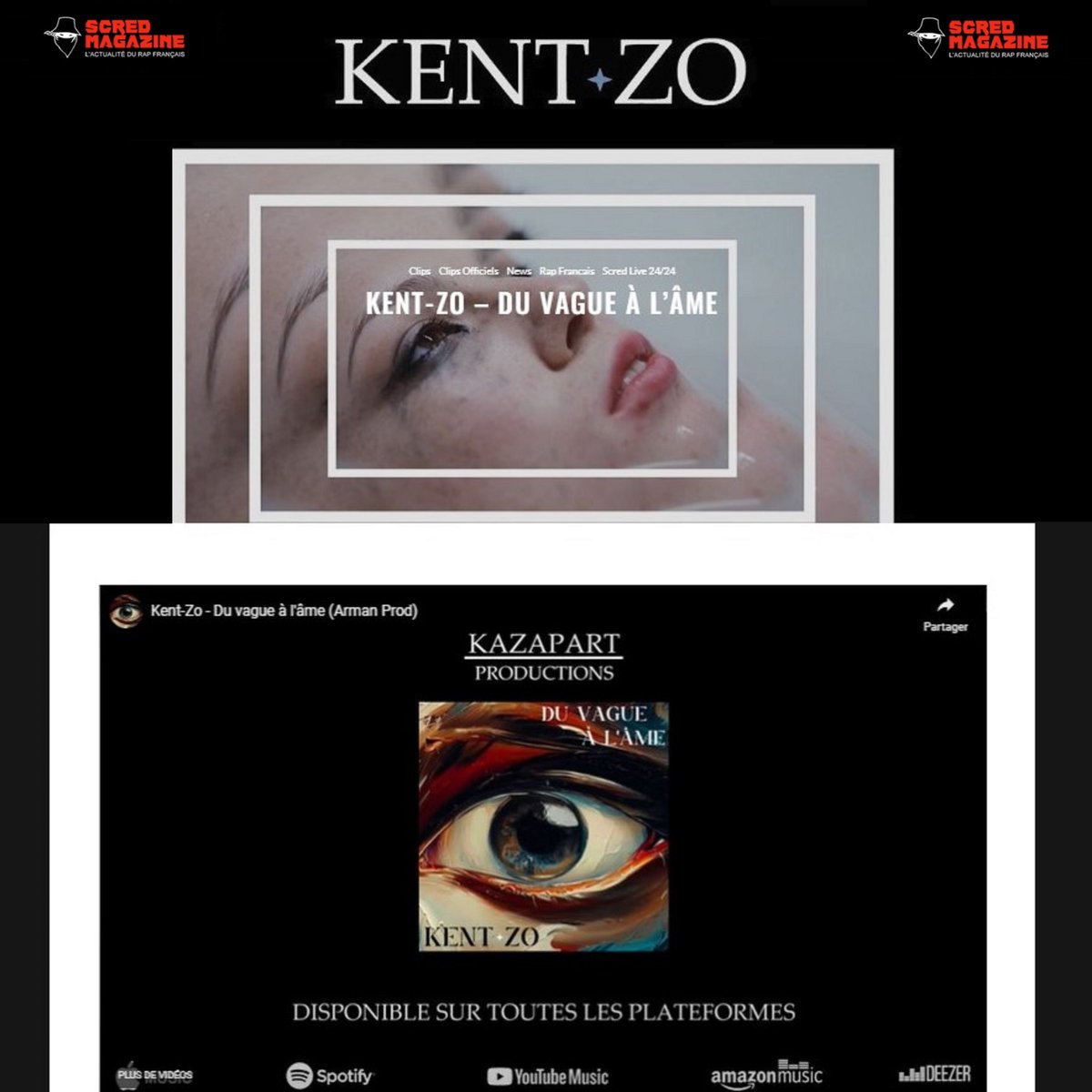 KENTZOOfficiel's tweet photo. Big up au Scred Magazine pour le partage du clip .
Peace !
https://t.co/OwejggwrOQ
https://t.co/h3zpGzjr3Q
https://t.co/CKAPBOzikI
#Scredmagazine #Scredconnexion #Kentzo #Âme #Soul #MC #HipHop #Birthday #50th #fiftiethanniversary #Rap #Rapfr #Rapfrançais #IA #AI #2K23 https://t.co/hAYnsVEBhP