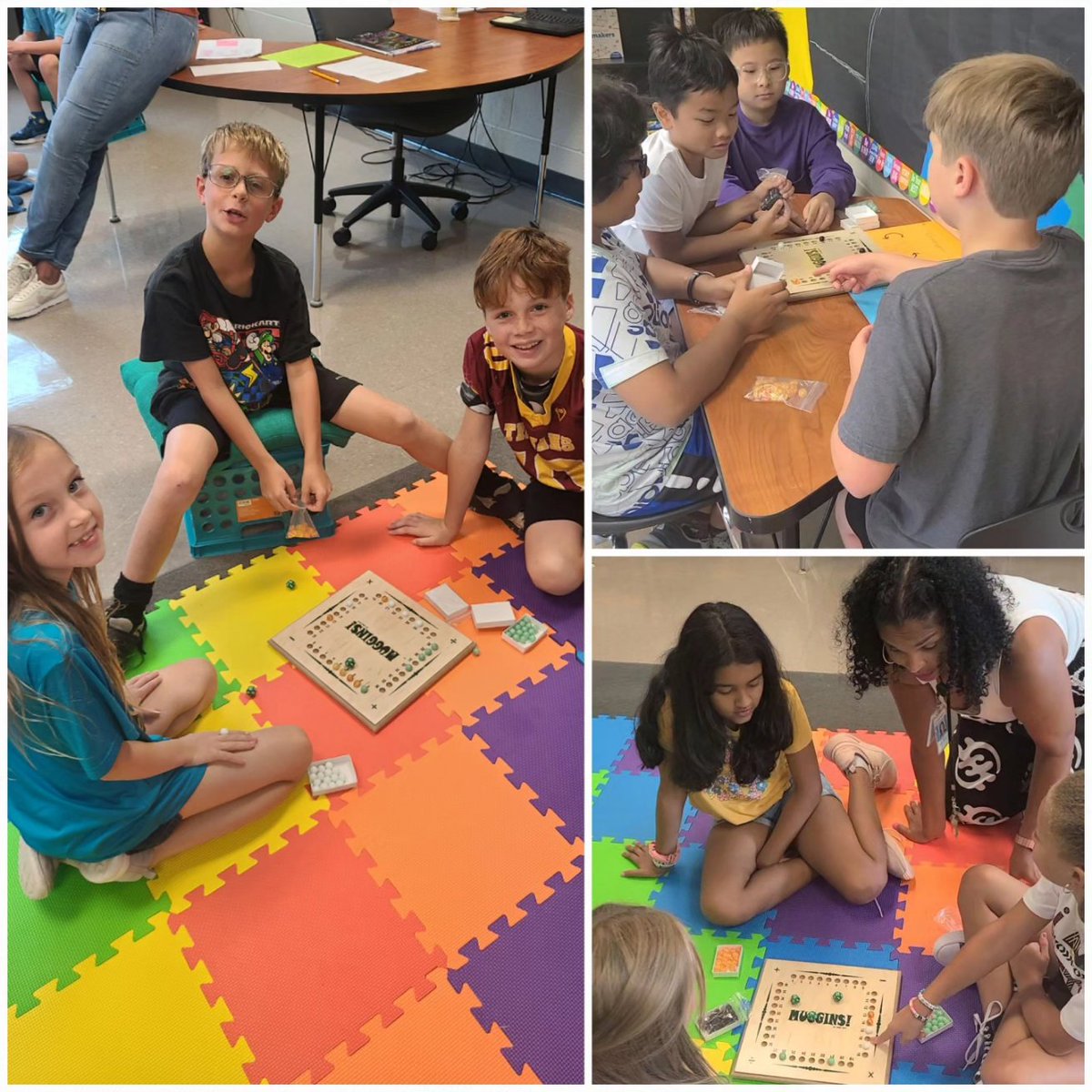 We had a fantastic week back in 🎯 @mtnviewes! Our students explored challenging critical thinking games from <a href="/CobbAlp/">Cobb ALP</a>! Its going to be a great year! <a href="/alibrisse/">Ali Brisse</a> <a href="/kelzwilli/">Kelley Davis</a> <a href="/KatieDerman/">Katie Derman</a> <a href="/mrssherrygreen/">Dr. Sherry Green</a> <a href="/awilson_alp/">Angela Wilson</a> #lovetothinkhere #TheBestView