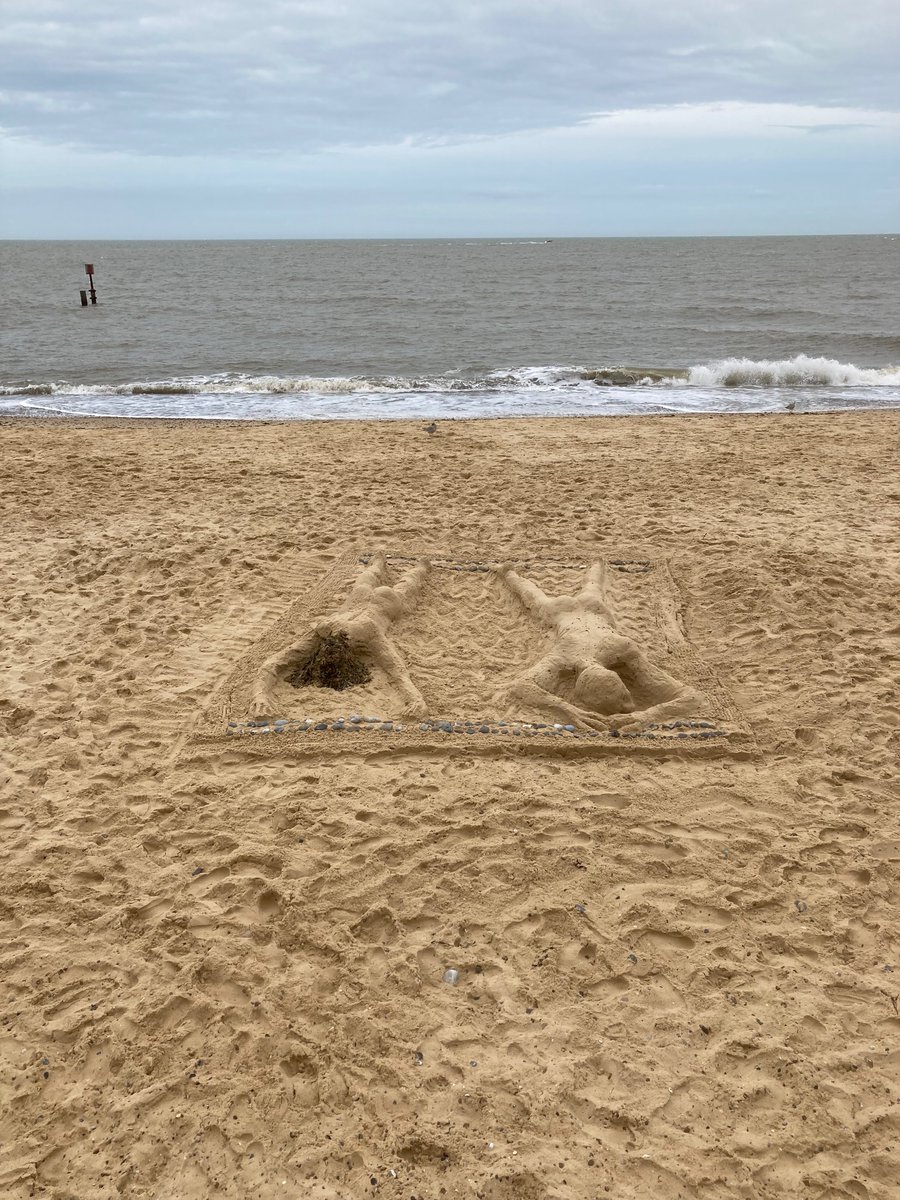 Loving my beach holiday in Suffolk.