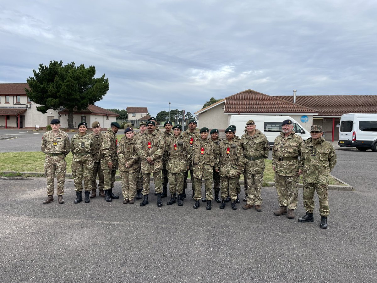 After 3 days of amazing hospitality at Barry Budden courtesy of HSY, we have arrived at Drumshorland House, it’s time to unwind and press the kit for tomorrow, thanks again to Col Fred and the team you were awesome @hsyacf1 @HQ_DG_NCC @ArmyCadetsUK @UKDefenceIndia