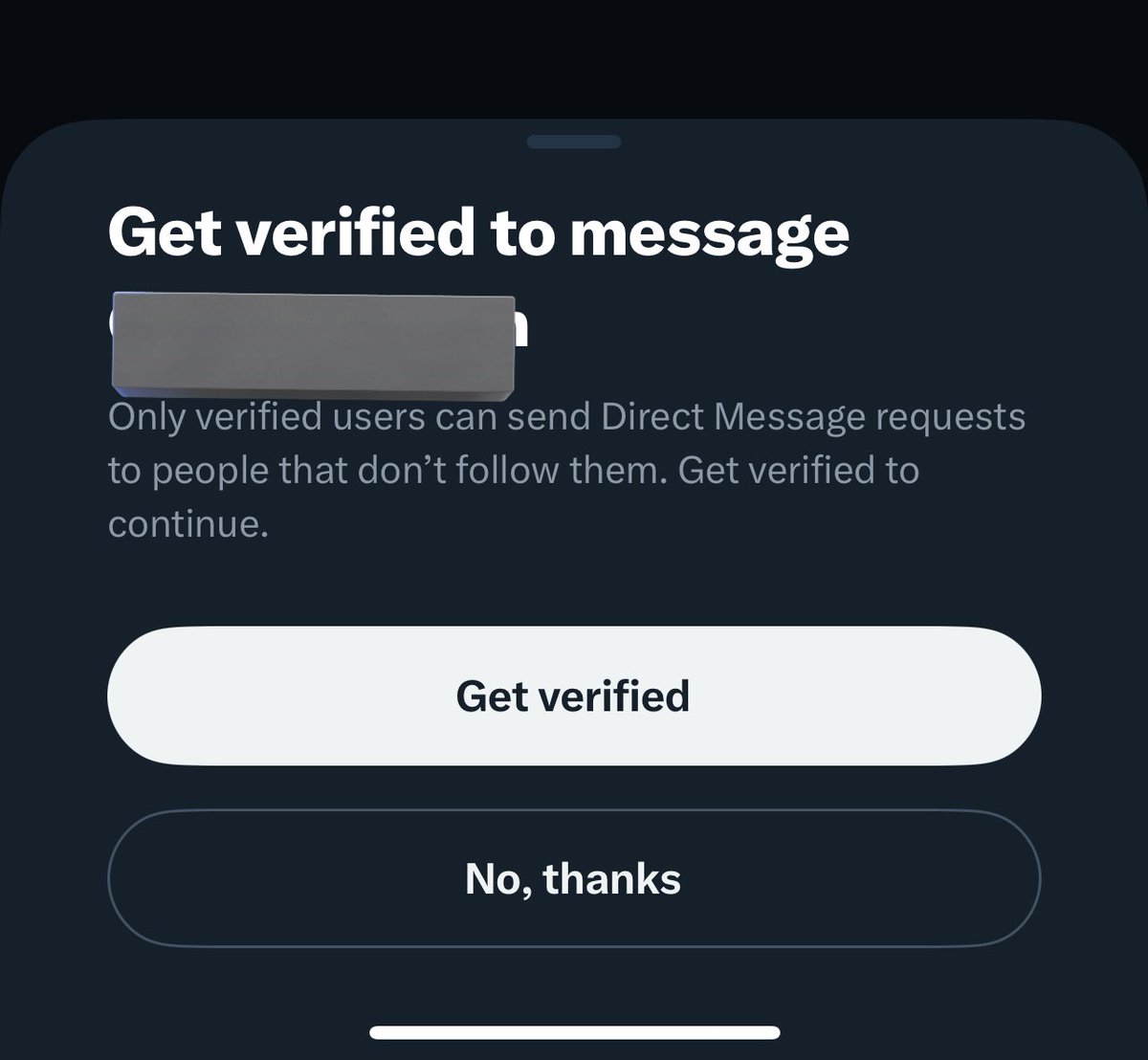 Wait, you need to be verified before you can send a dm to someone you don’t follow? Wtf has happened to this app. What else has changed?