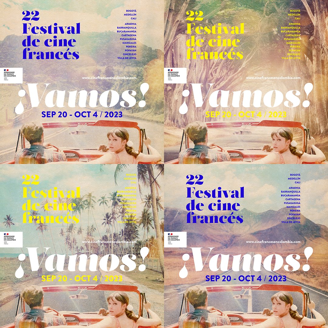 ¡Vamos a explorar el mundo a través del lente del séptimo arte francés! 🌍🎥🔥🇫🇷 

#22FestivalCineFrancésCol #VamosAlCineFrancés #ViajandoConElCineFrancés #FrenchCinema #CineFrancés #CinémaFrançais #FilmFest