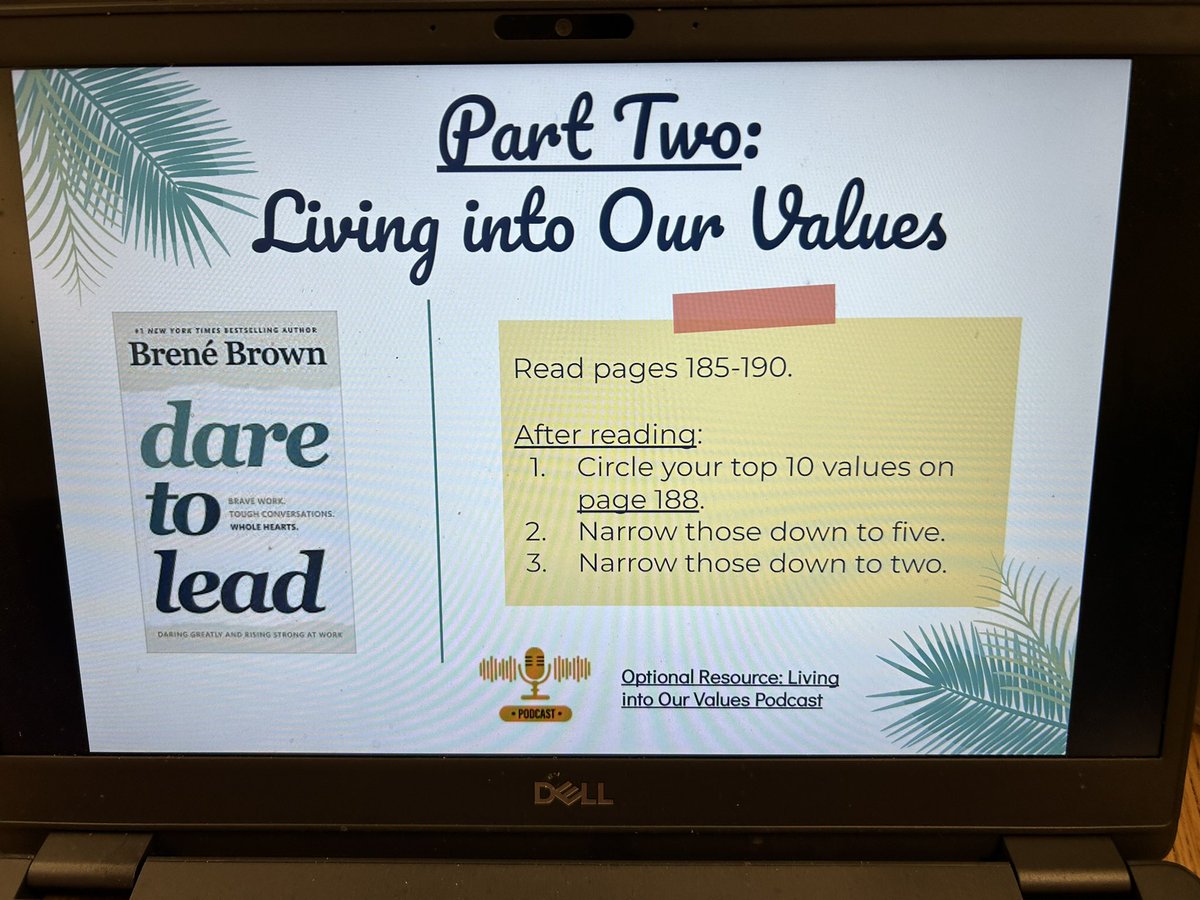 Digging into our core values with ILT this week #BeUnique