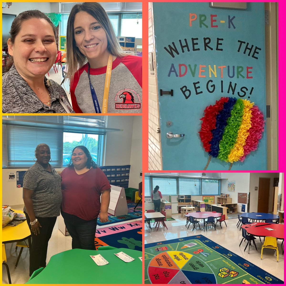 JulieFore21's tweet photo. It was great visiting and supporting our Prek teachers at Halliday this morning, and we are all hands on deck at Rhoads to get this PK3 room ready for Monday! 
#everyoneinrhythm #PreKDallas

@DrElenaSHill 
@shannontrejo
@MurilloDebbie1
@Mo1Ramirez
@HildaCRobinson 
@ICanReadDallas https://t.co/vbxu0lwsqo