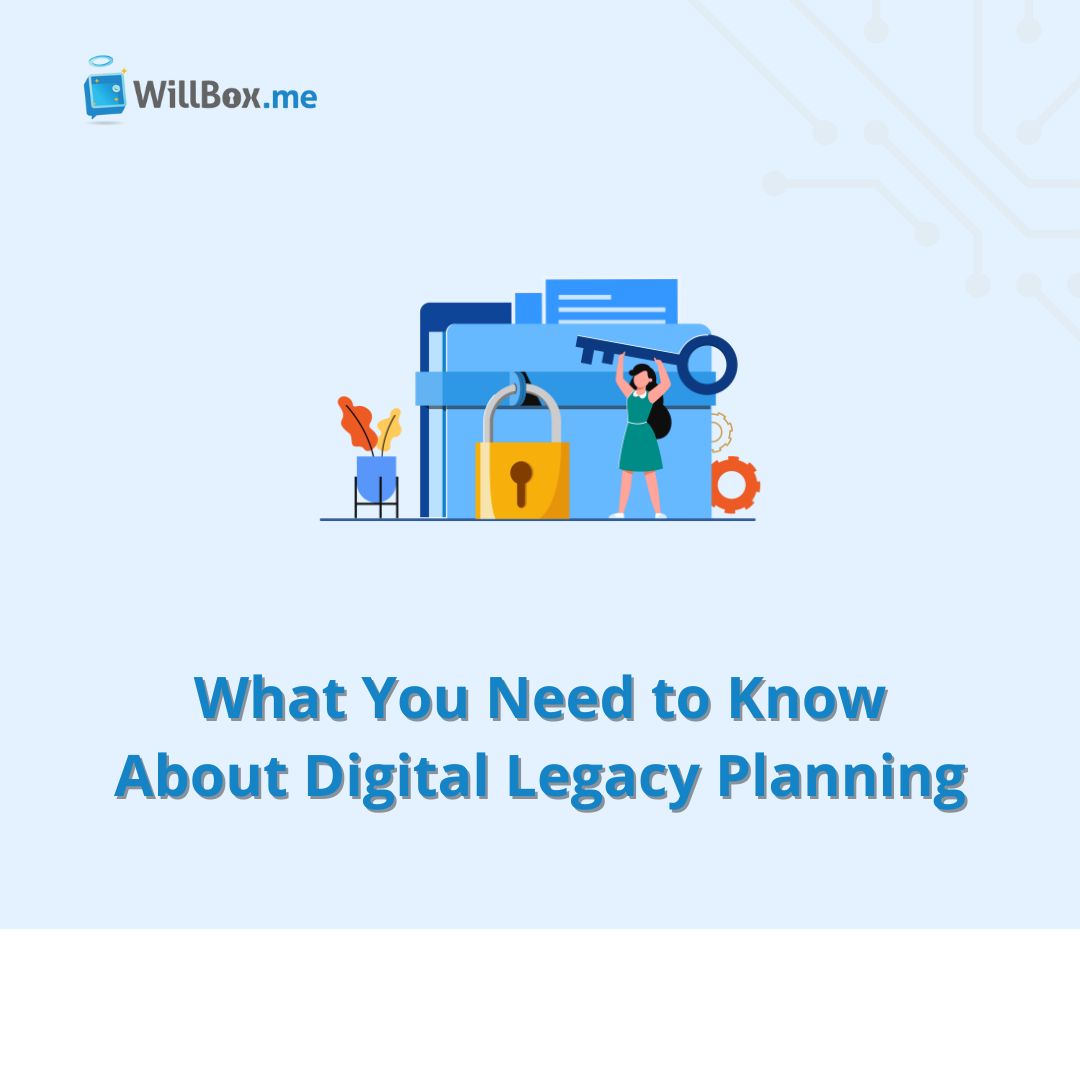 Navigating the digital afterlife. 🌐💼 Secure your online assets with Digital Legacy Planning. Protect your wishes. Don't leave loved ones in the dark. 🖥️🔒 

#DigitalLegacyMatters #PlanForTheFuture #WillBoxMeDigitalPlanning 

willbox.me