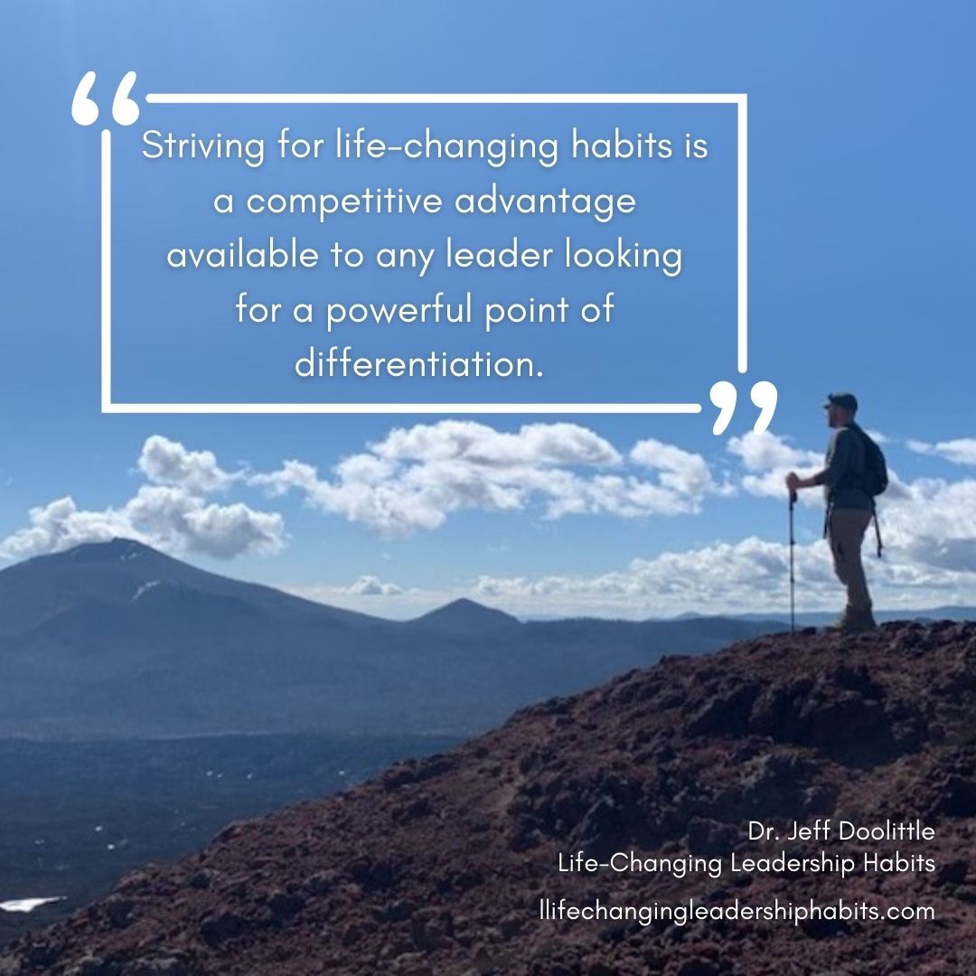 OrgTalent_CSLTG's tweet image. "Striving for life-changing habits is a competitive advantage available to any leader looking for a powerful point of differentiation." Dr. Jeff Doolittle, Life-Changing Leadership Habits

Get your copy: bit.ly/3Z81dri 

#leadershiphabits #lifechanging #newbook