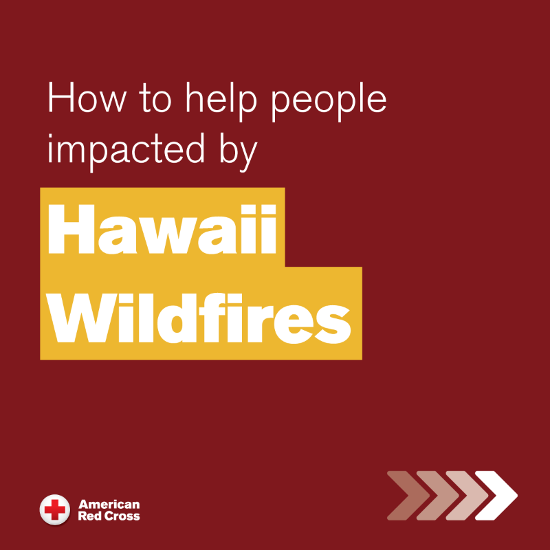 RedCross's tweet photo. The #MauiFires are some of the deadliest U.S. wildfires in recent history. Since the fires began, we've been working w/ our partners to provide evacuated residents &amp; tourists shelter, food, mental health support, &amp; more. Swipe to learn more about our response &amp; ways you can help.