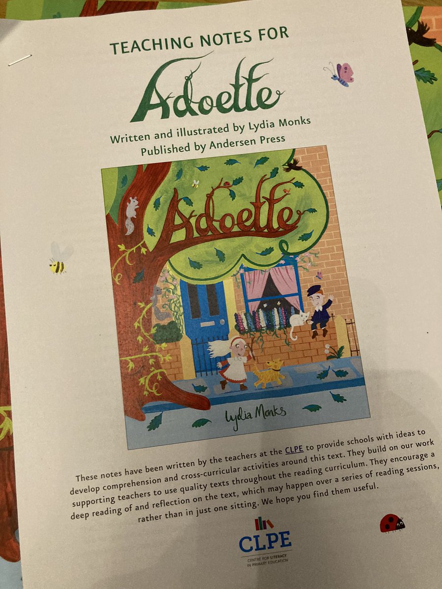 KateHeap1's tweet photo. Adoette by @LydiaMonks looks gorgeous - an inspiring tale of conservation told through the life of a tree.
Thank you @AndersenPress 
Excited to see the @clpe1 teaching notes too! https://t.co/42DECEvxUn