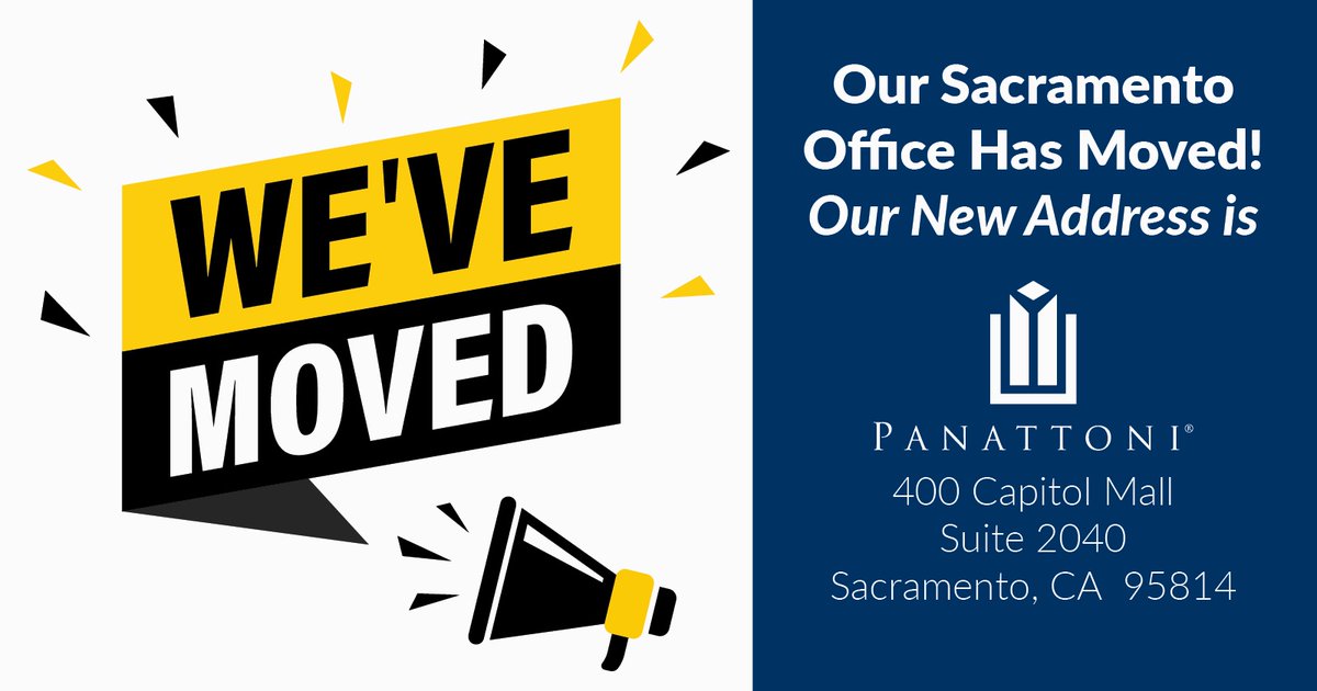 Our Sacramento Office has relocated! Please note our new address! panattoni.com #Panattoni