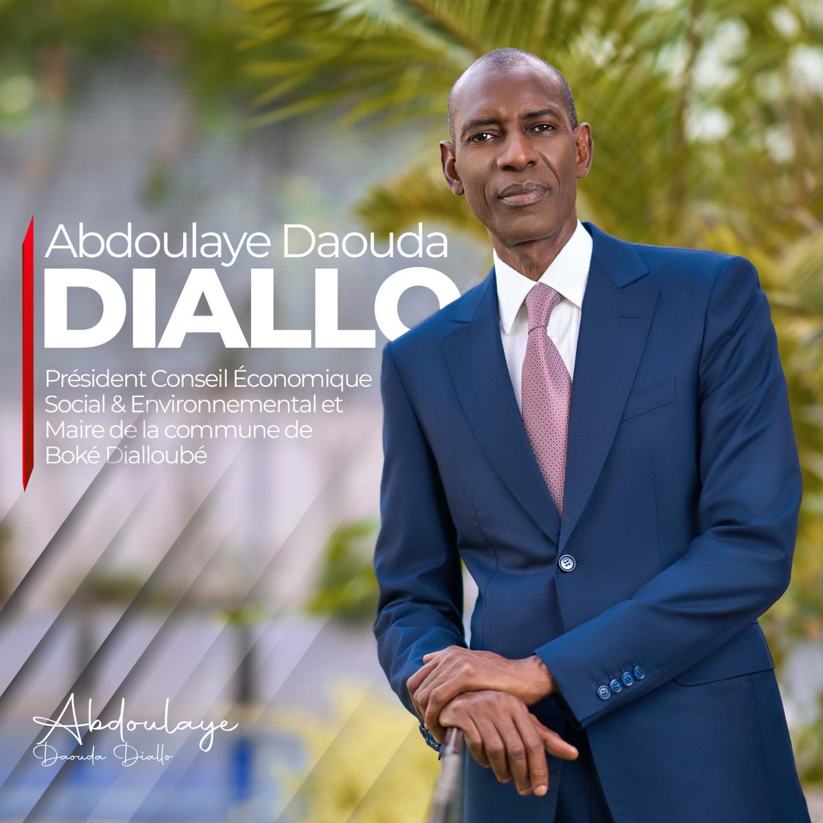 AddSenegal's tweet photo. Bienvenue sur mon compte Twitter officiel !
Abdoulaye Daouda Diallo
Président du Conseil économique, Social et Environnemental (CESE) et Maire de la commune de Boké Dialloubé.
#abdoulayedaouda #senegal #CESE #kebetu https://t.co/DK9Z7qmpY5