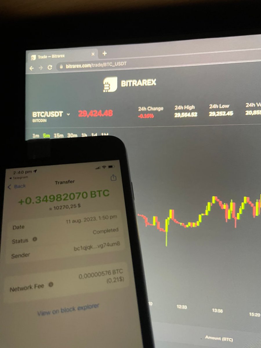 Thank you for this opportunity bitrarex.com!
I fell for your video on tik tok and didn't think it was real.
I did it!