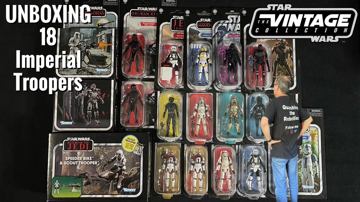 #StarWars #TVC #ACTIONFIGURES #TheEmpire #BackTVC #Save375 #FightforTVC #Toys #FYP #375scale #TheMandalorian #ReturnoftheJedi #JediSurvivor #Stormtrooper #BikerScout

New #Unboxing communique! 
Uploads Aug 13 10AM EST on my YouTube Channel! 
youtube.com/@TheImperialCo…