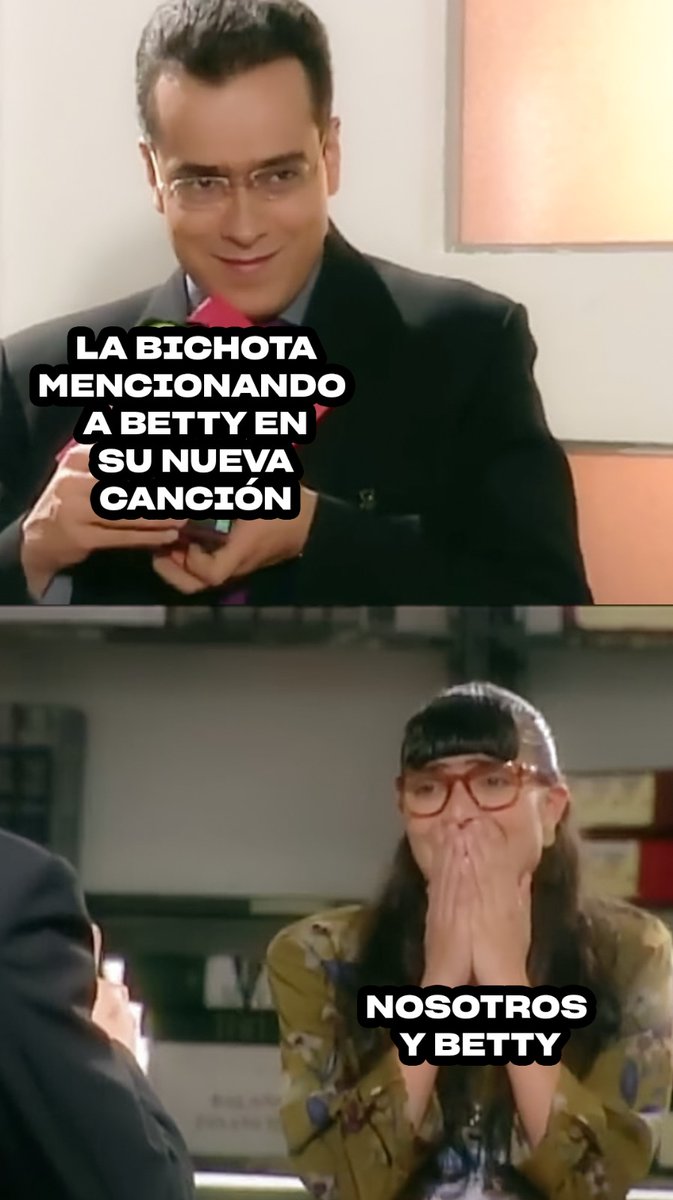 <a href="/karolg/">LABICHOTA</a> “Me sentía fea como Betty y ahora soy pretty” 🎶

🤓💙