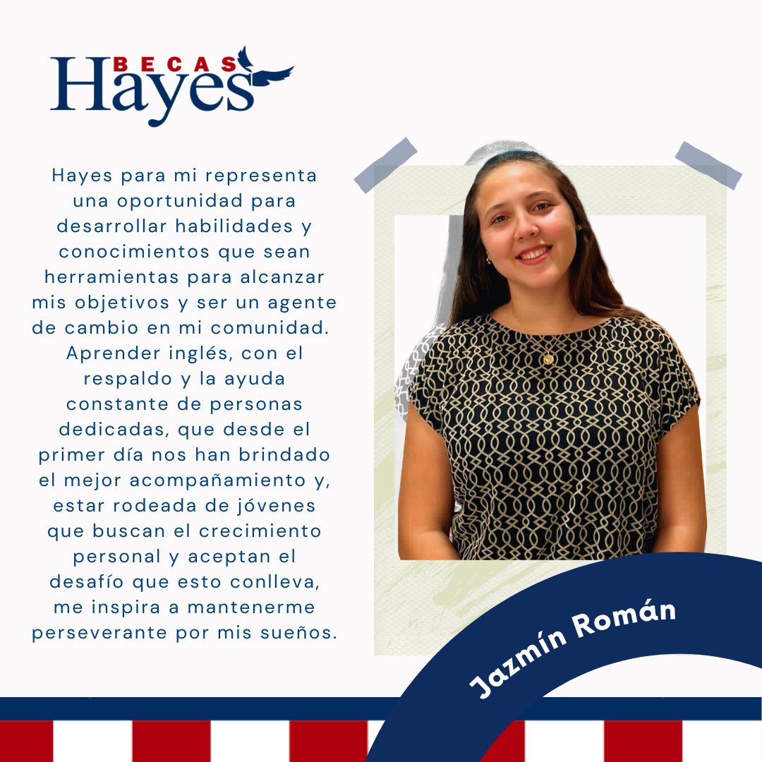 BecasHayes's tweet photo. Nuestros becados nos cuentan sus experiencias dentro del Programa de Becas Hayes, el impacto de esta oportunidad en sus vidas y la importancia del programa para alcanzar sus metas y cumplir sus sueños 🤩✨
⠀⠀⠀⠀⠀⠀⠀⠀⠀
¿QUÉ ESPERAS PARA POSTULAR? 🥰🤩 https://t.co/JA6WgUZ5uv