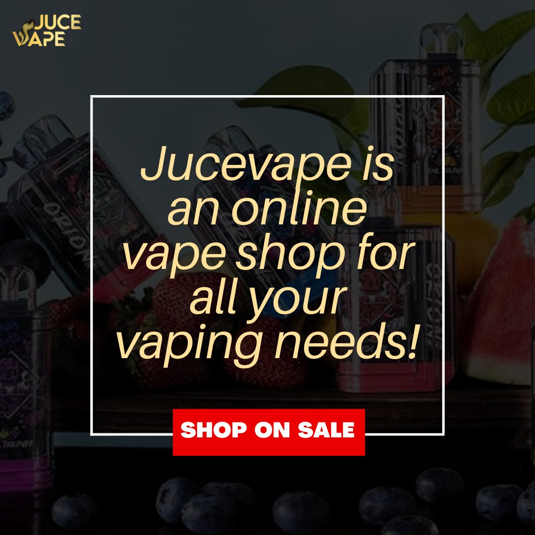 SHOP @ JUCEVAPE.COM

Explore their collection today and find the perfect product for you.

#JuceVape #VapeProducts #VapeAccessories #Eliquids #VapePens #Vaping #SpecialOffer #Sale #Discount #NewUser #LimitedTime #Savings #Shopping