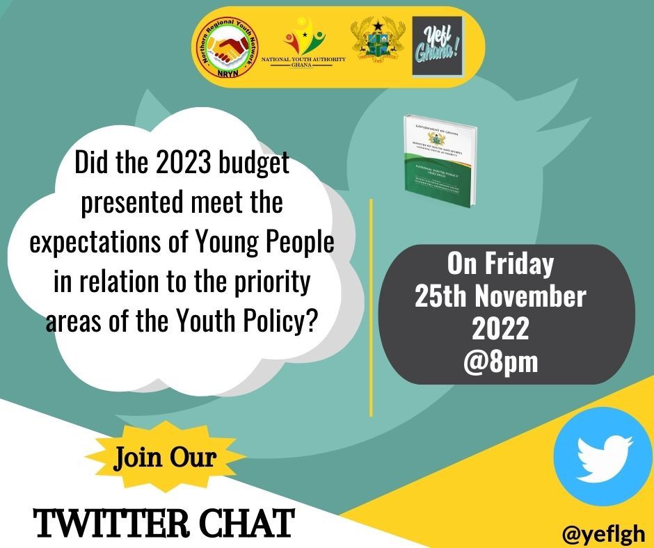 A well-funded youth policy can drive economic growth. #fundtheyouthpolicynow. <a href="/yeflgh/">YEFL-Ghana</a> @NYA @MoYs <a href="/ParliamentOfGh/">Parliament Of Ghana</a>