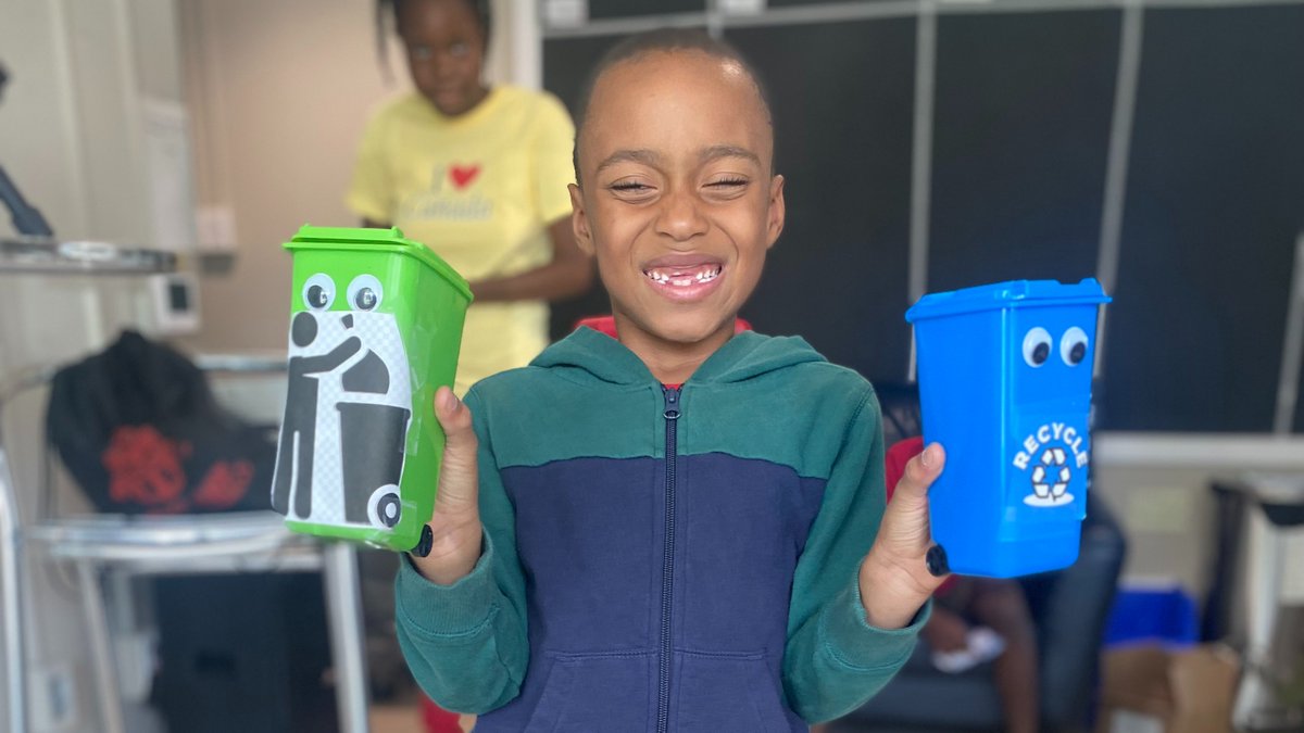 firgrove's tweet photo. Second last week of the FLICC Summer Program! This end of the week the kids were particpating in the community food bank, but today they were playing a recycling game with the people at the food bank!! https://t.co/u6emiI4gaL