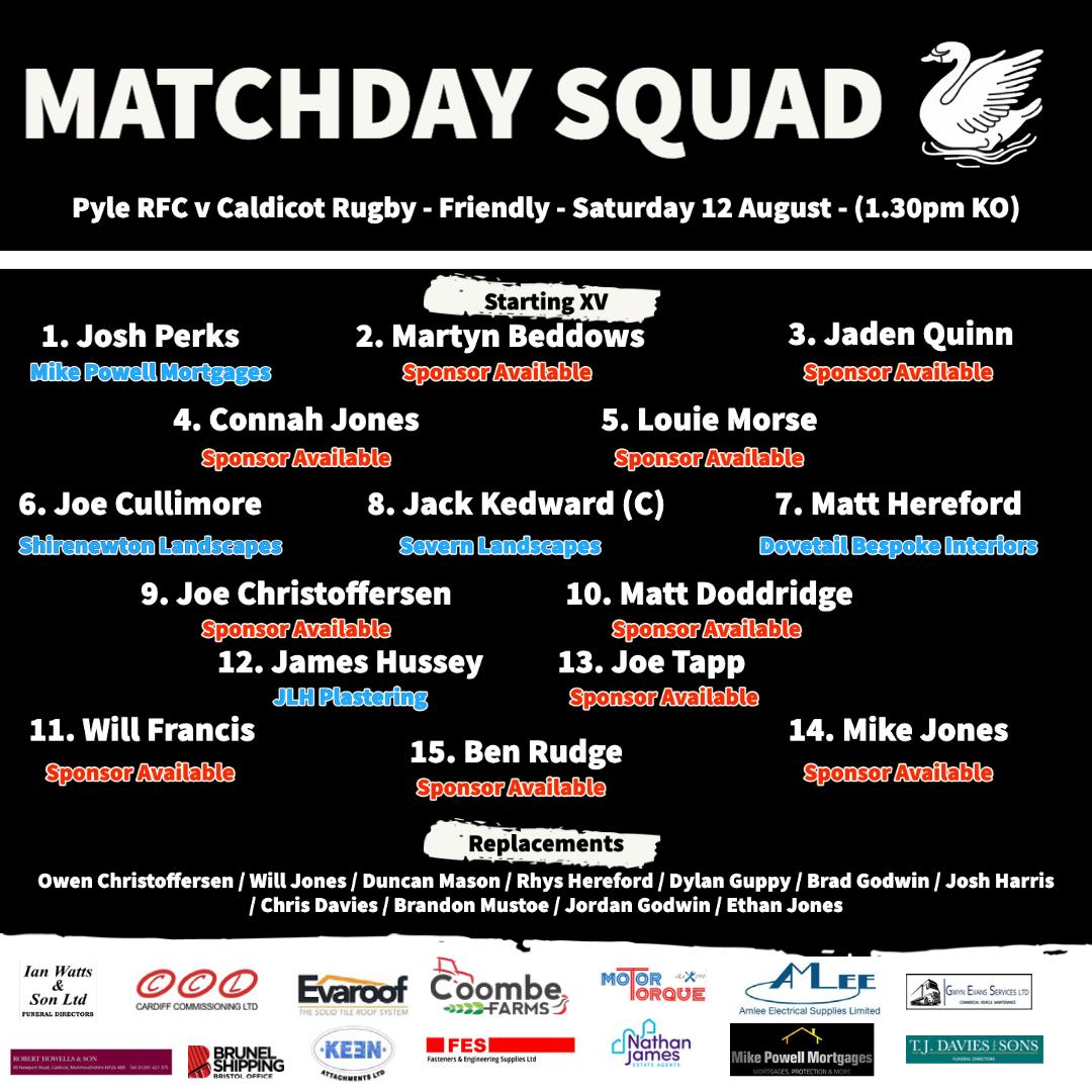 OUR SQUAD for tomorrow's away trip to Pyle! Meet at 1015 for 1030 🚌. Bring your dancing shoes, boozing shoes &amp; Caldicot Away Day shoes. ALLLLLLLL ABOARD! 

#UpTheCot