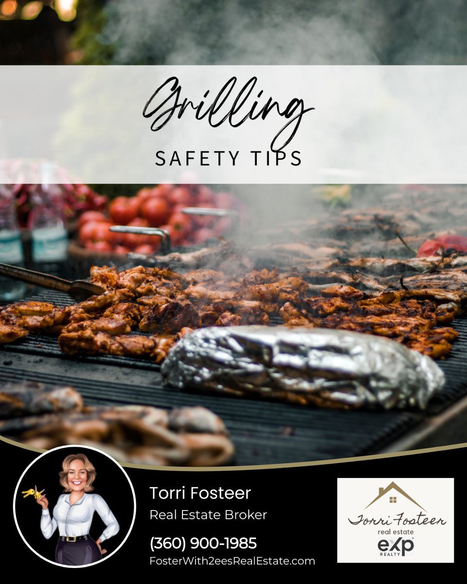FosteerTorri's tweet image. Time to fire up the grill!

1. Keep the grill away from home and railings.
2. Be sure the grill sits on a flat surface.
3. Check your grill for leaks.
4. Clean after each use. 
5. Keep a fire extinguisher close.
6. Never leave the grill unattended.

#clarkcountywa