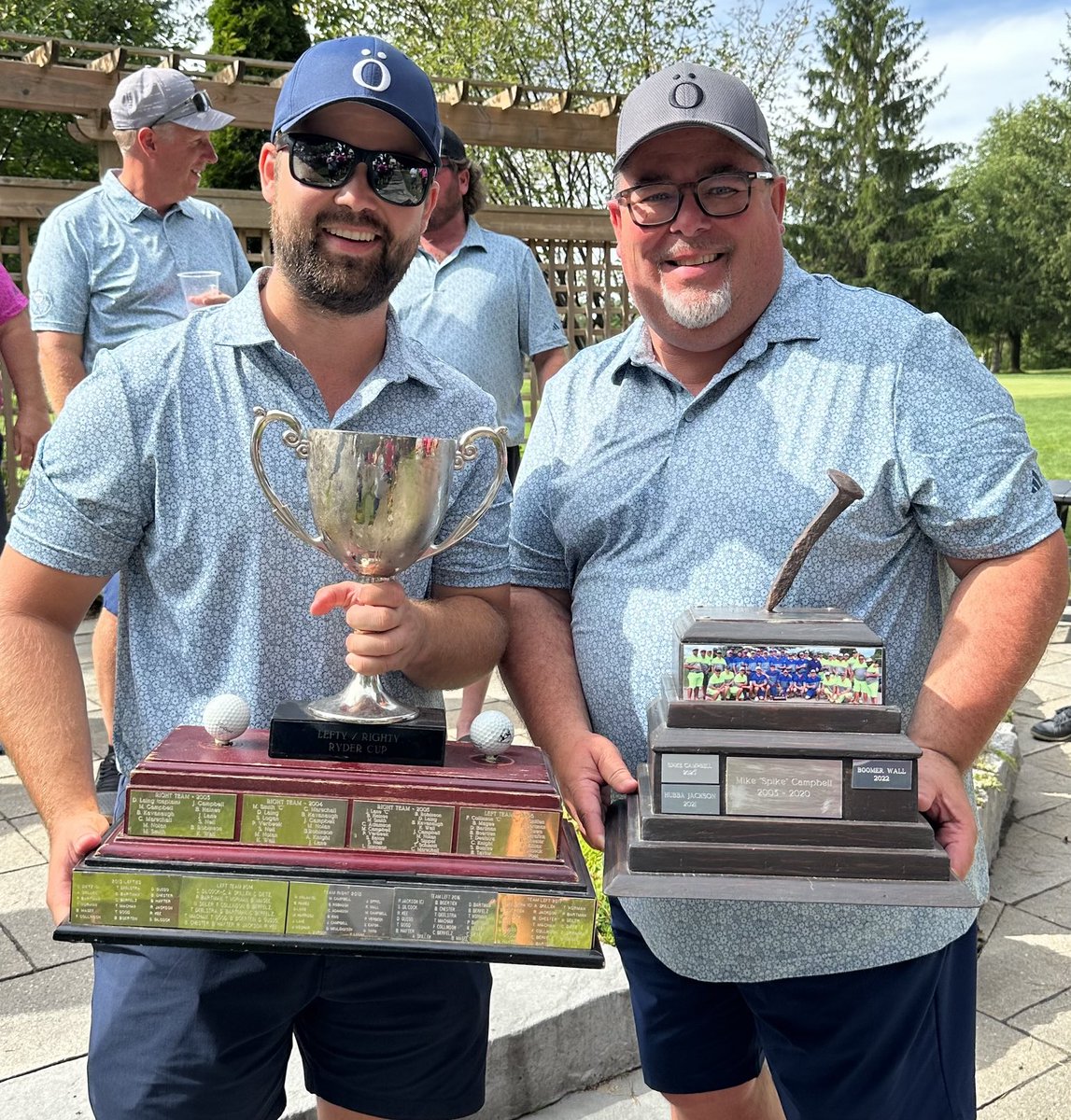 jsip2's tweet image. Righties win!! With Captain Sip Jr!!  Spike award for the old guy!!  ⁦⁦@listowelgolfc⁩