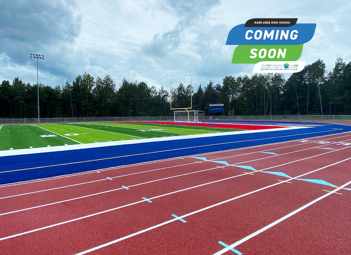 📣🏟️ Exciting Update: Kane Area High School's stunning new turf field and running track is nearing completion! Get a sneak peek before the big reveal coming soon! 🏃‍♂️🌟
#Kane #KASD #BuildingProgress #StayTuned #KeystoneAthlete #KSC #BuiltForAthletes #SportsFieldExperts #Keystone