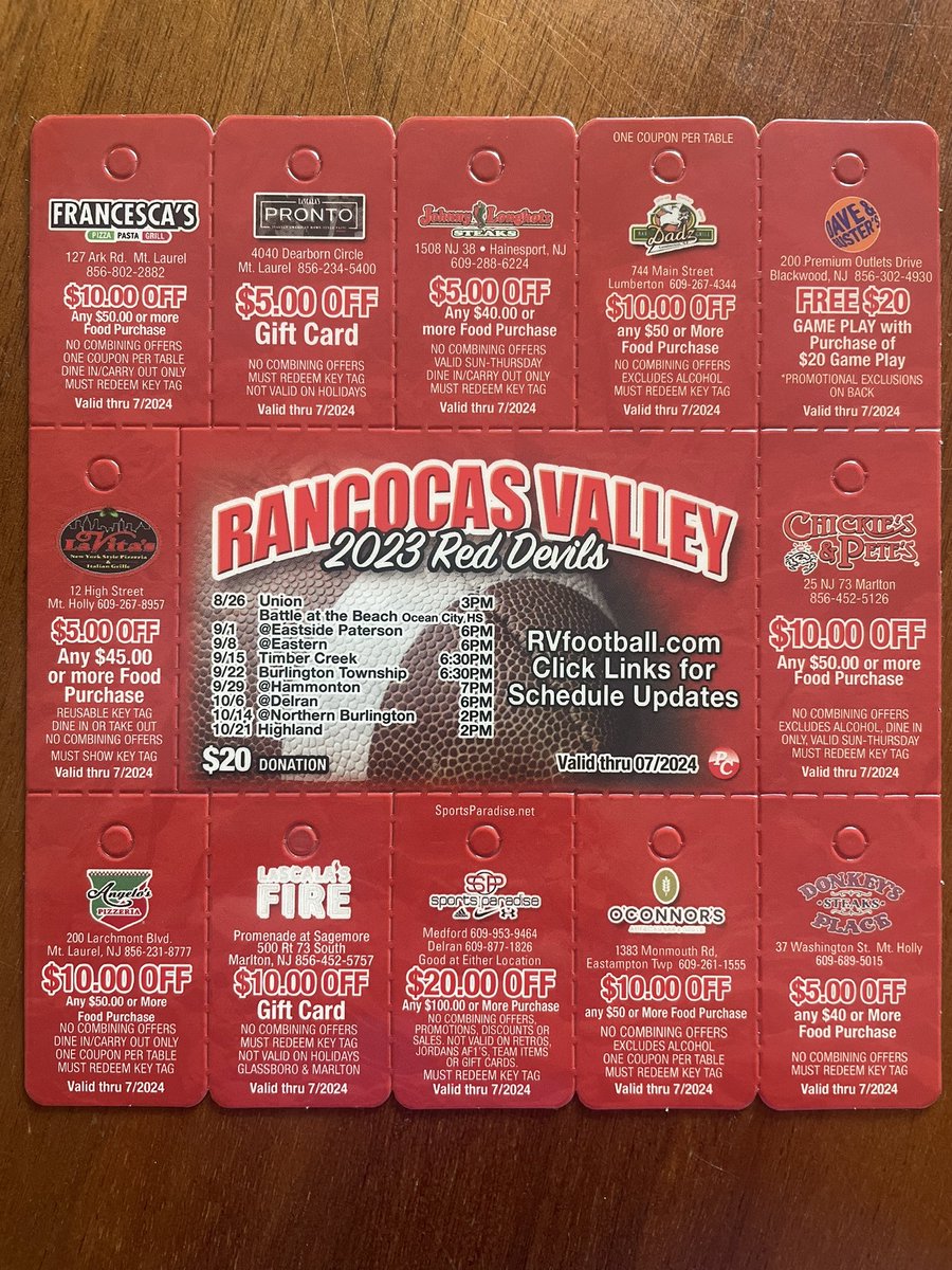 RV Football Booster tweet media