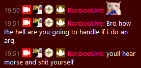 RanbooUpdates's tweet photo. Ranboo updates!!

Ranboo saw how dumb we are and said this on their offline chat 😭 https://t.co/L3yPAp2p6l