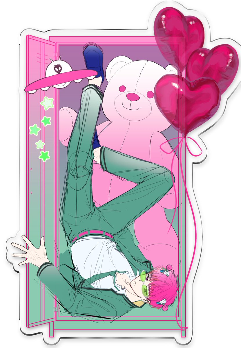 사이키 아크릴 열시미 그렷는데
럭드 뽑으신 분들 자랑해주시면 조켓다,, , 
오른쪽은 원래 도안이에여
ㅋ
ㅋㅋㅋㅋ 원래는 의자에 앉아있거나 캐비닛에 갇힌거 하구팠는데 생일 느낌이 적은거같아서 갑자기 바꿈..