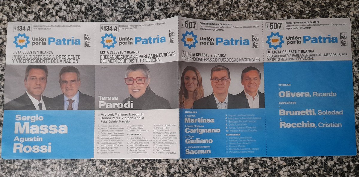 PjWheelwright's tweet photo. Este Domingo 13 de Agosto! Votamos Sergio Massa Presidente 🇦🇷 https://t.co/Tga06EXkfL