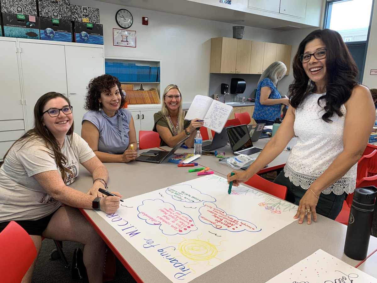 sharonstewPrin's tweet photo. Our dedicated Mighty Eagle 🦅 educators spent the day yesterday collaboratively planning for a strong start to ‘23-‘24, and our excited to welcome students back next week! #nlmusd @kristinecvar #AVID #goforthegold https://t.co/bUZcHY1RBN