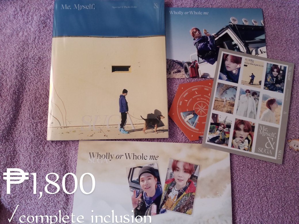 jijisKSHOP's tweet photo. #JijisKSHOPOnhands

wts lfb | Onhand

✨Suga Photofolio unsealed but Complete inclusions ✨
₱1,800

Dop: Payo/Until August 15
Mod: Sco/Flash

bts jungkook taehyung jimin namjoon jhope yoongi jin taekook namjin yoonmin dday v layover wholly or whole me https://t.co/ksp1d0ANY9