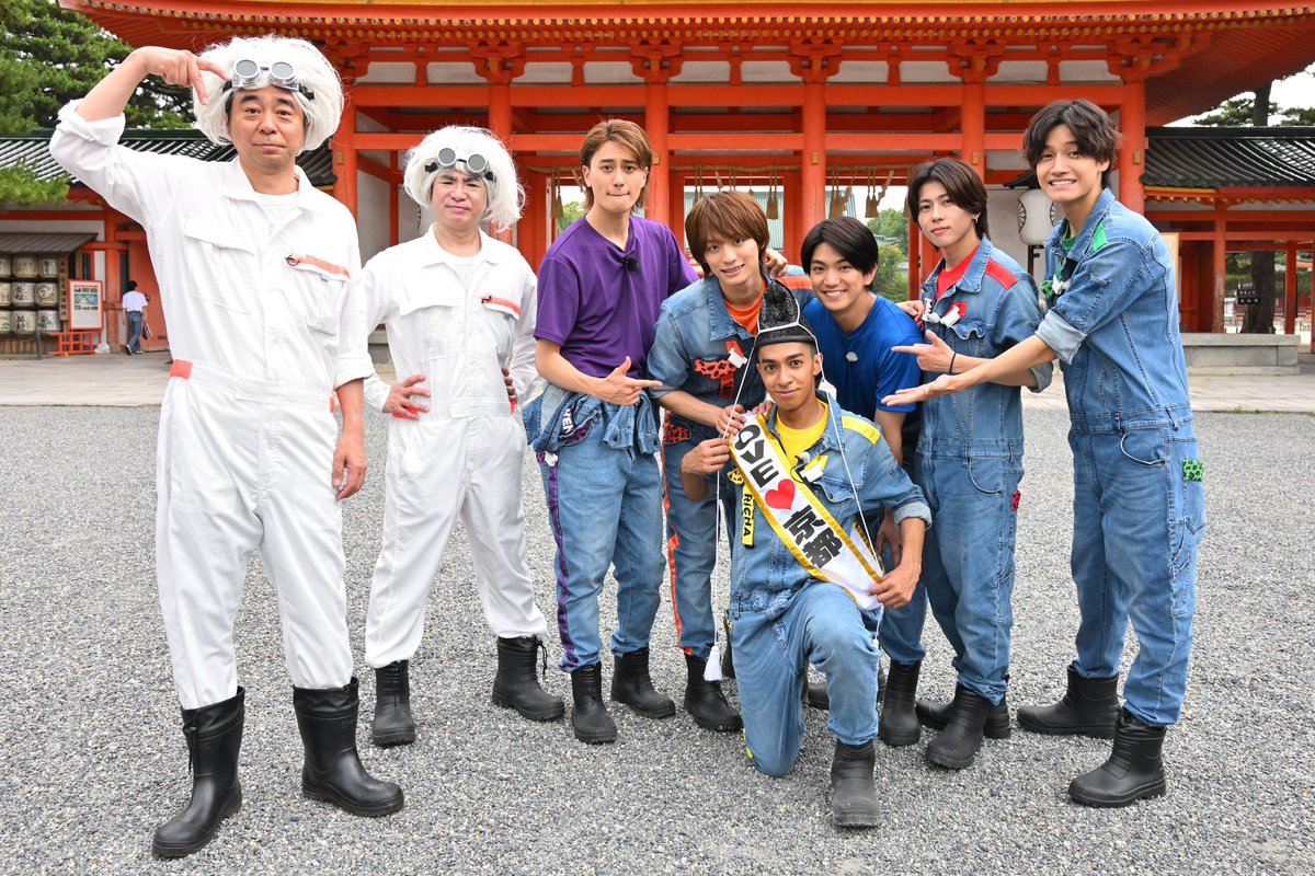 本日深夜1:28から #関西ジャニ博でAぇ夜更かし #平安神宮生態調査