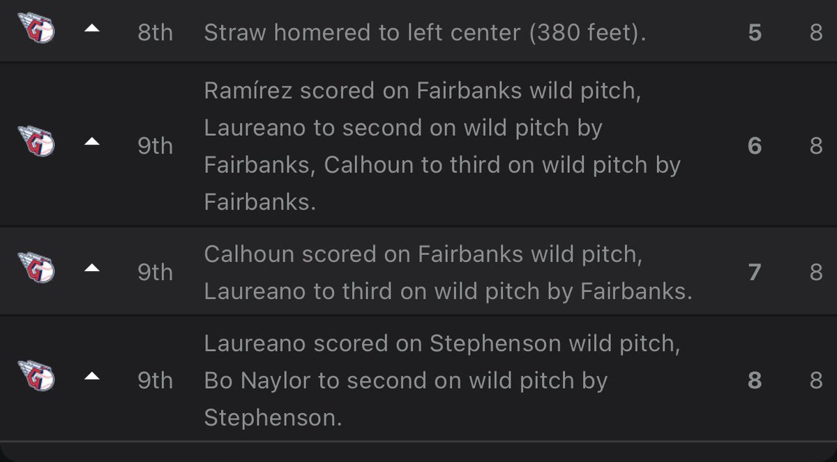 RustCoastSports's tweet image. I don’t know what is crazier… Myles straw homerun or three wild pitches to tie the game