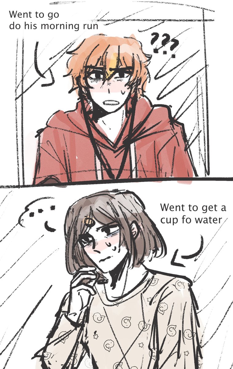 person who wakes up at 5am and person who goes to sleep at 5am #prsk_FA