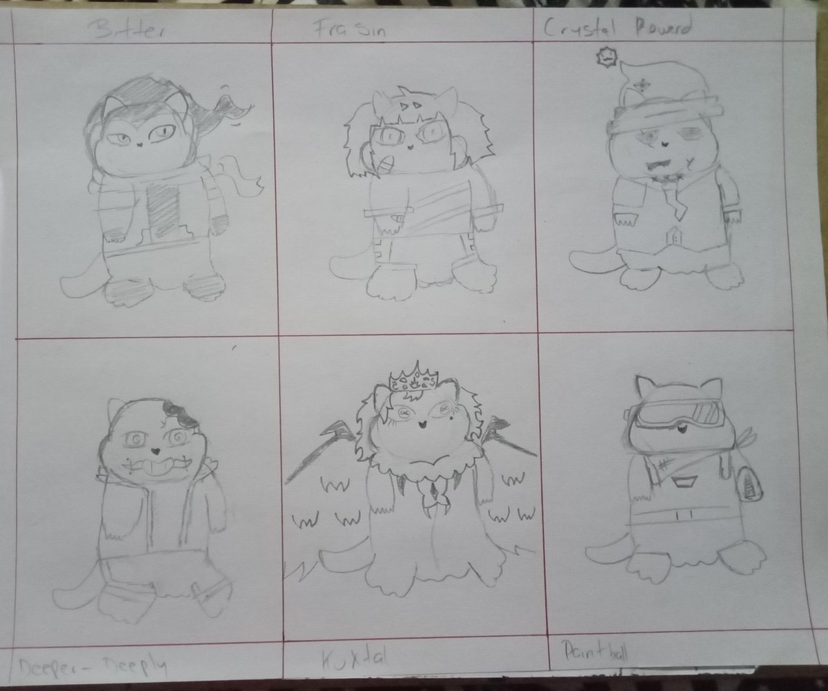 BustamanteEstr1's tweet image. Dibuje a mis niños en gatos pero se ven raros 😅
#Bitter #Frasin #CrystalPowder #Deeply-Deeper #Kuxtal #Paintball

#SansOc #undertaleAU